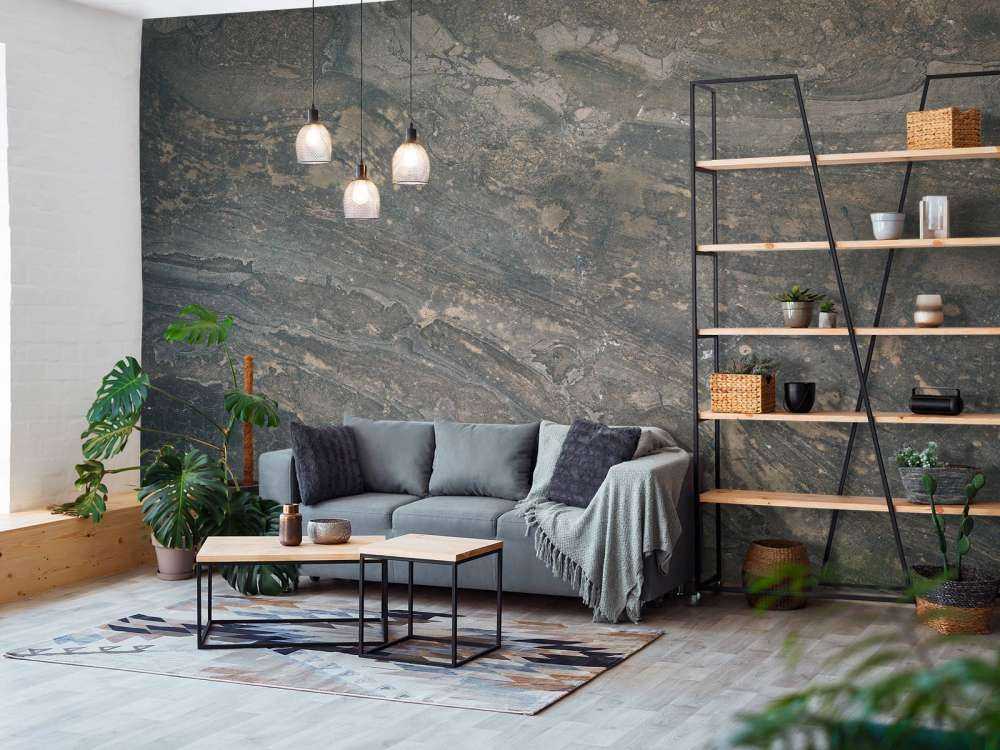 Marmer met grijze zand tint