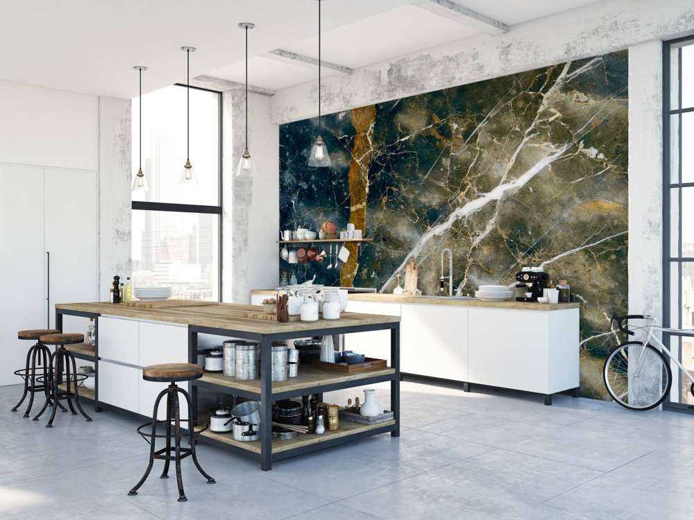 Marmer met wolken structuur