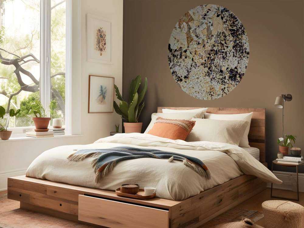 Bruin gekleurd marmer