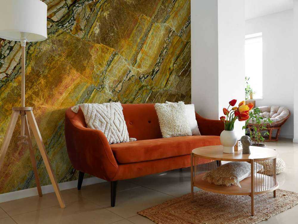 Gekleurd gebroken marmer