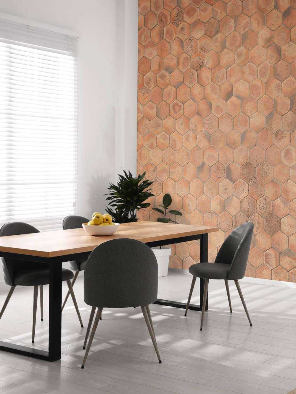 Ongepolijste stenen vloer