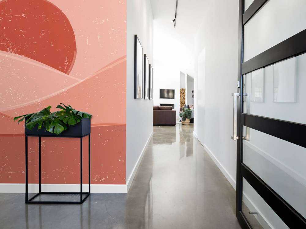 Rode golven voor de zon