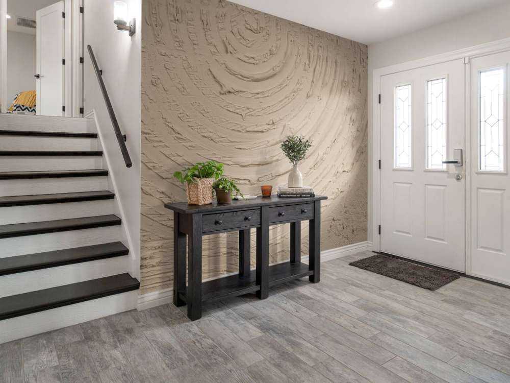 Ronde vormen en lijnen in taupe