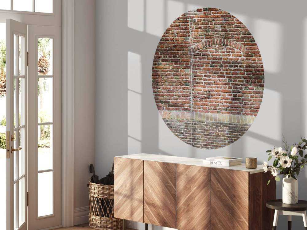 Oude gescheurde muur