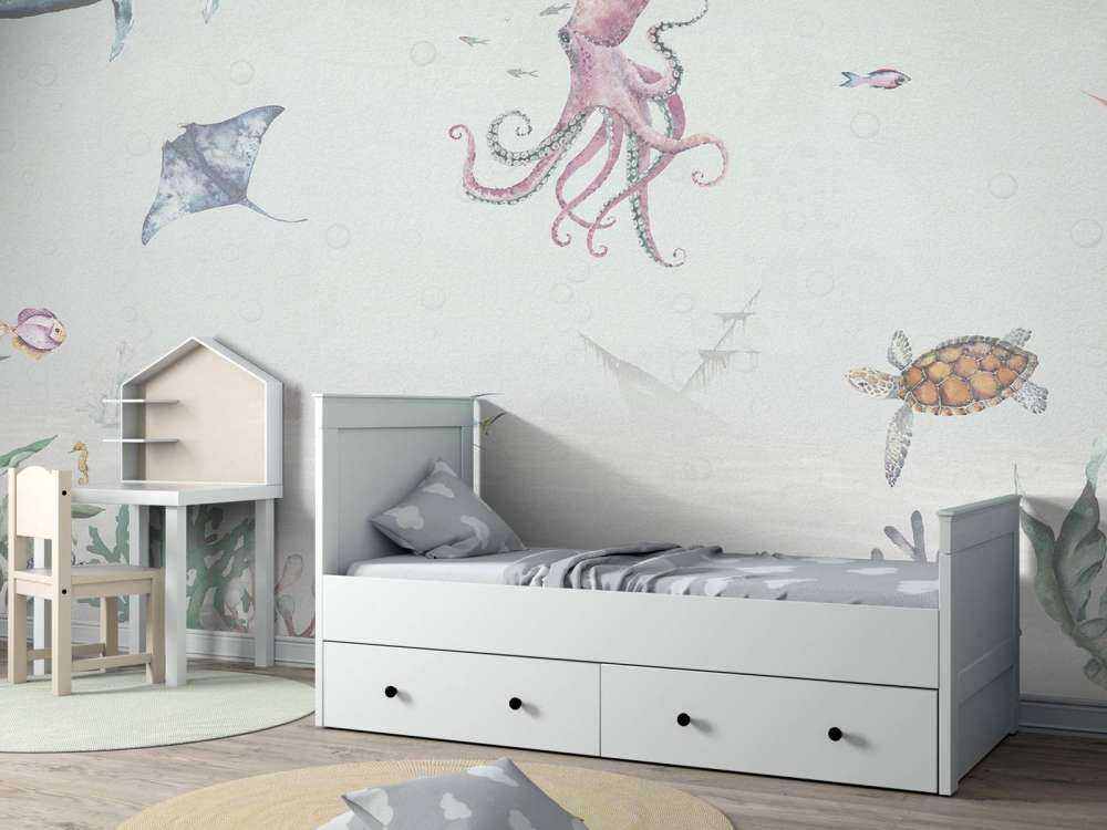 Onderwaterwereld van waterverf