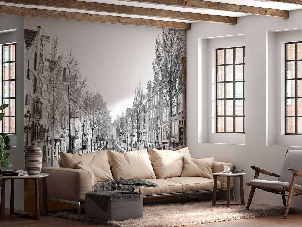 Amsterdam in zwart wit