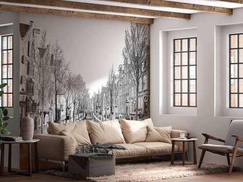 Amsterdam in zwart wit