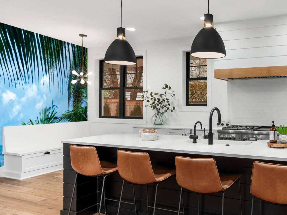 Zee vanuit de jungle