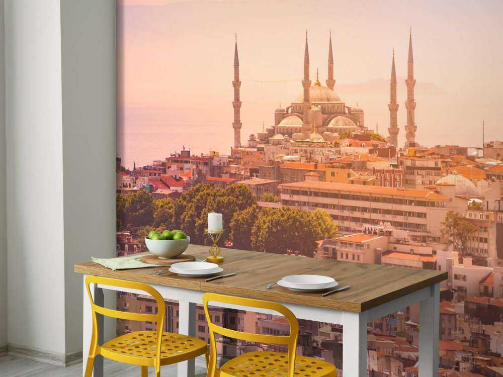 Istanbul op een warme dag