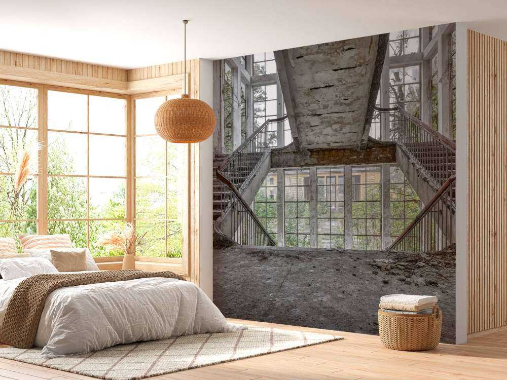 Verlaten trappenhuis