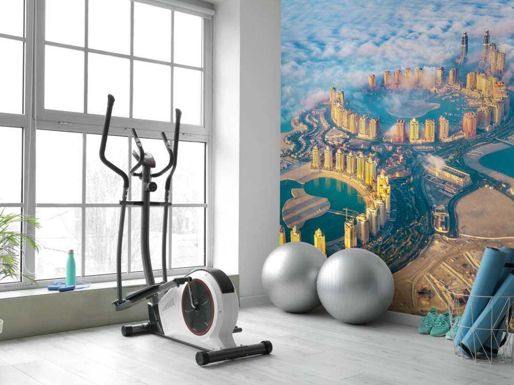 Qatar vanuit de lucht