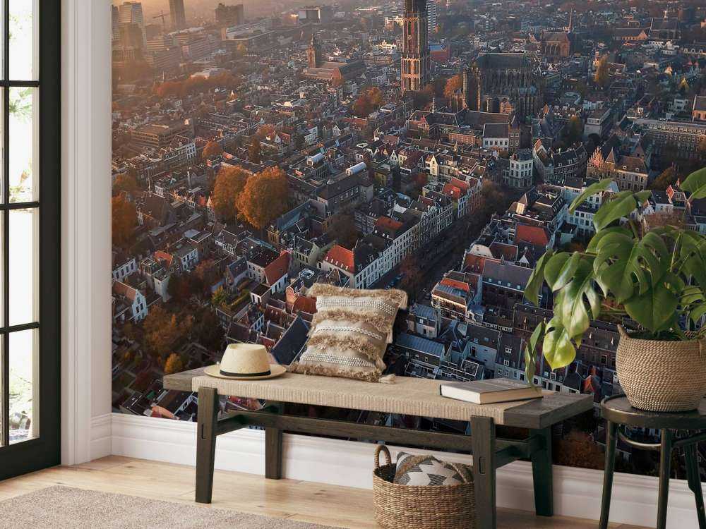 Bovenaanzicht van Utrecht