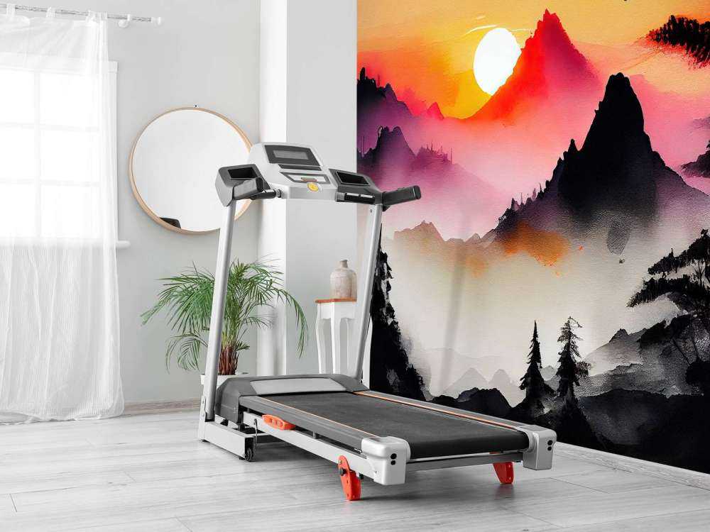 Geïllustreerde roze zonsondergang