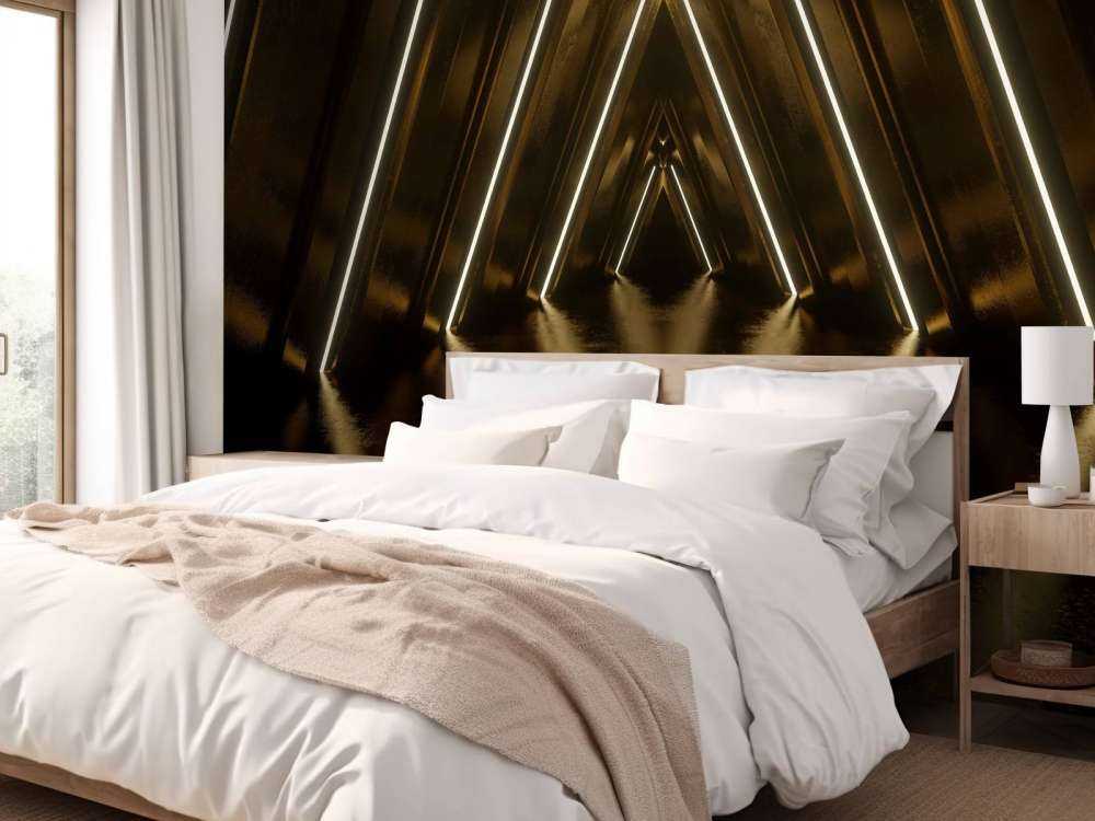 Donkere gouden tunnel