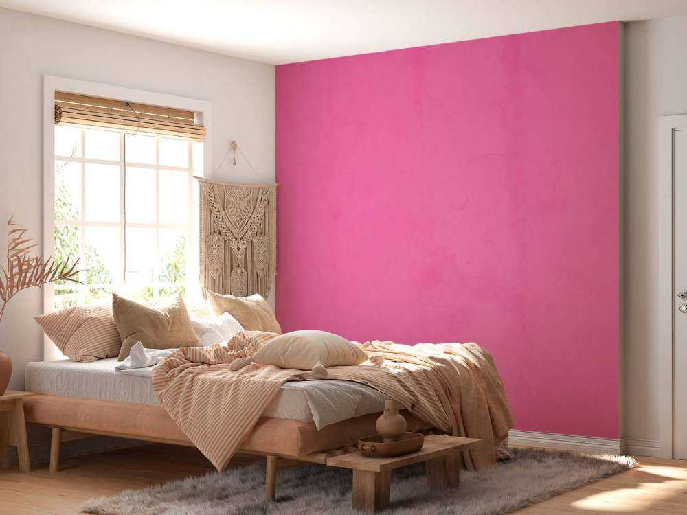 Fuchsia roze beton