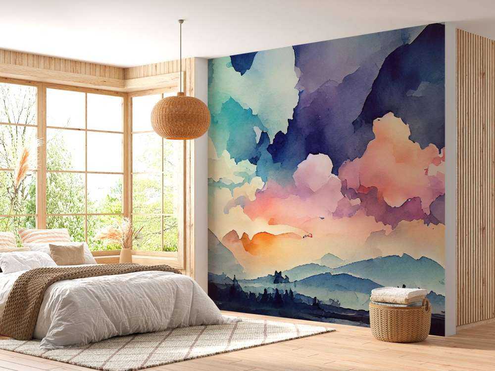 Abstracte aquarel achtergrond