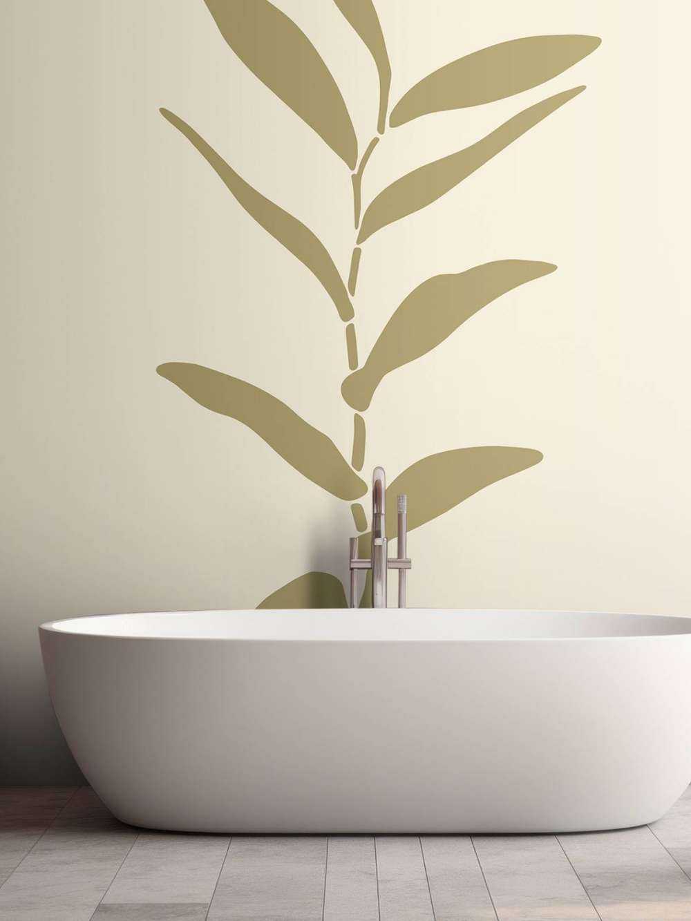 Bruine plant op een licht achtergrond