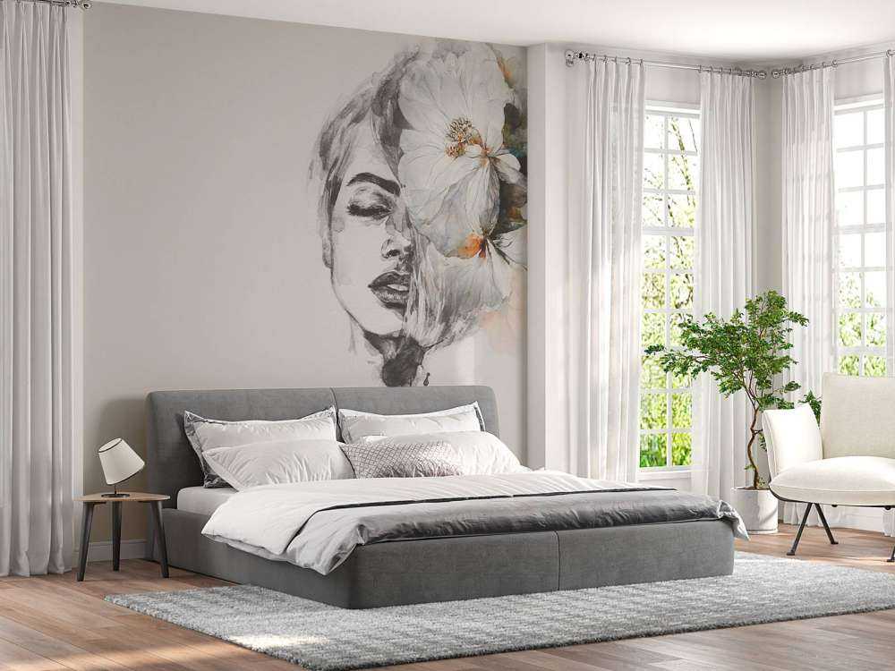 Vrouw met bloemen