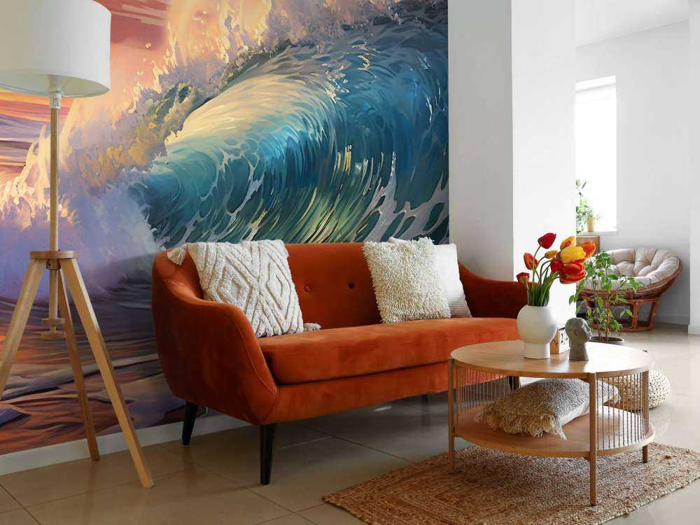 A Wave over the Sunset #2