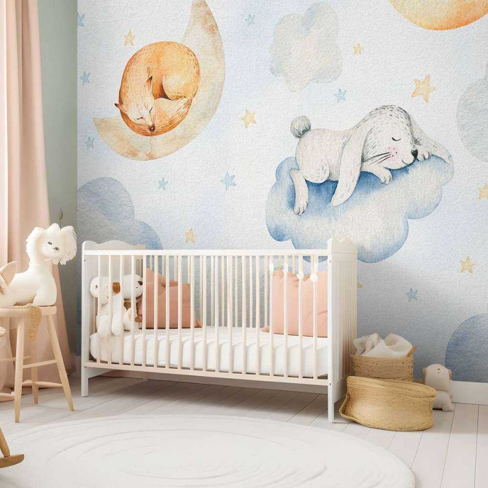 Slapende vrienden in de wolken