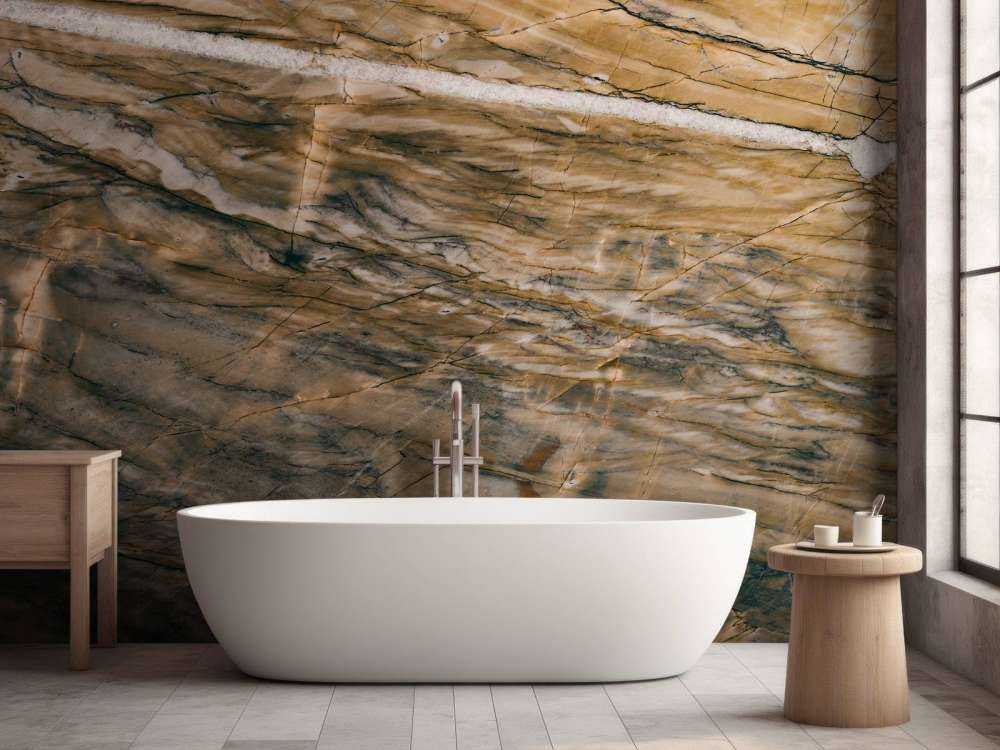 Marmer met gele tint