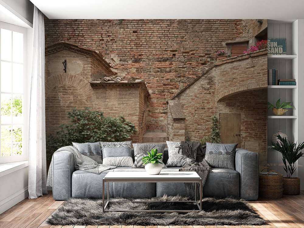 Binnenplaats in Italië