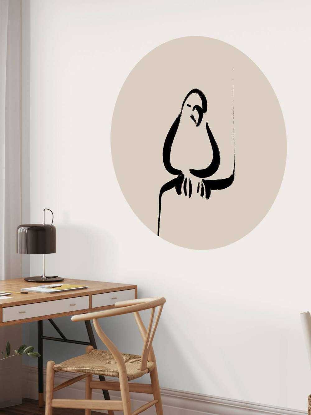 Abstracte vogel illustratie