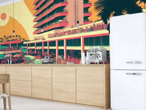 Resort illustratie