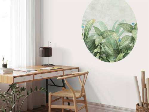 Motley gras met bloemen