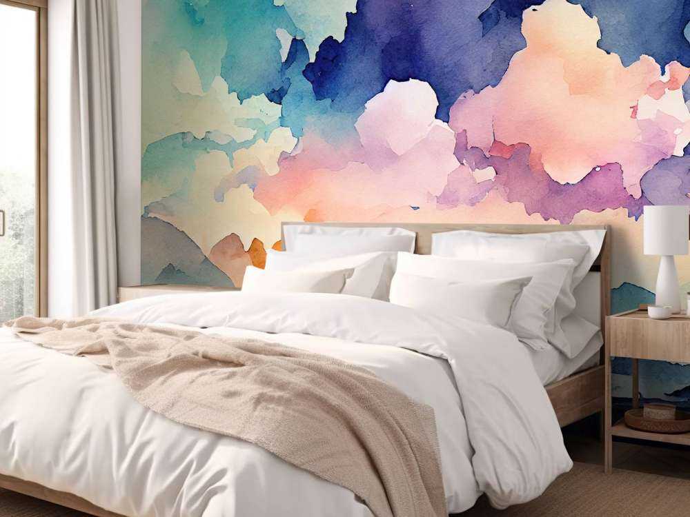 Abstracte aquarel achtergrond