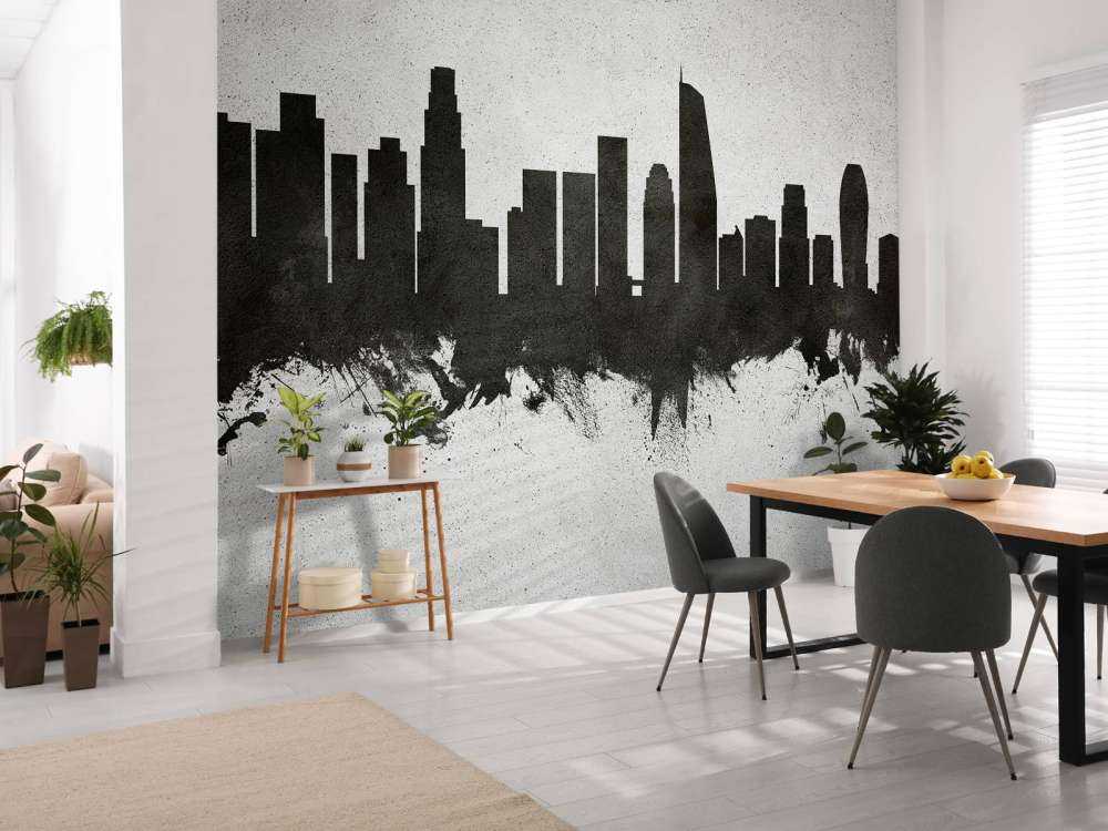 Waterverf skyline, Los Angeles