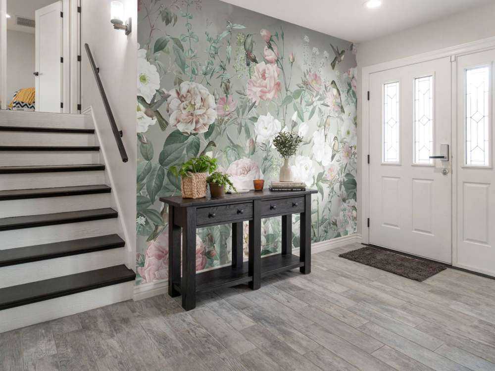 Birds in Rose Garden