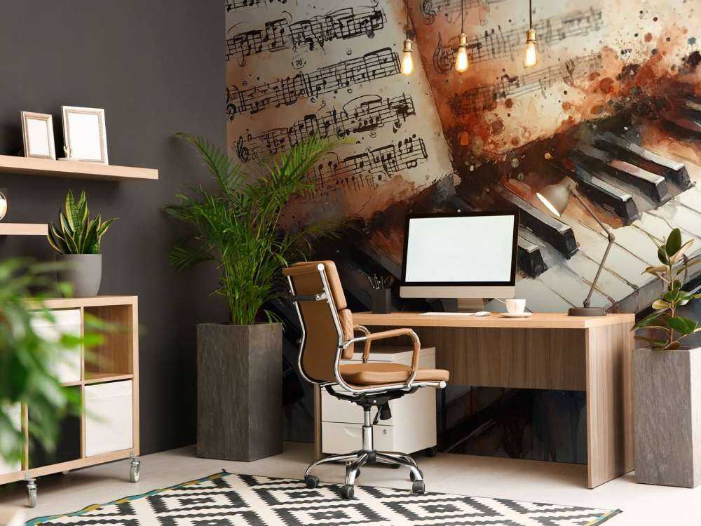 Melodic Harmony Captured in Artistic Strokes