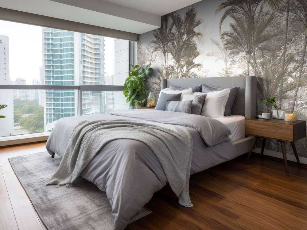 Zonlicht door Palmen