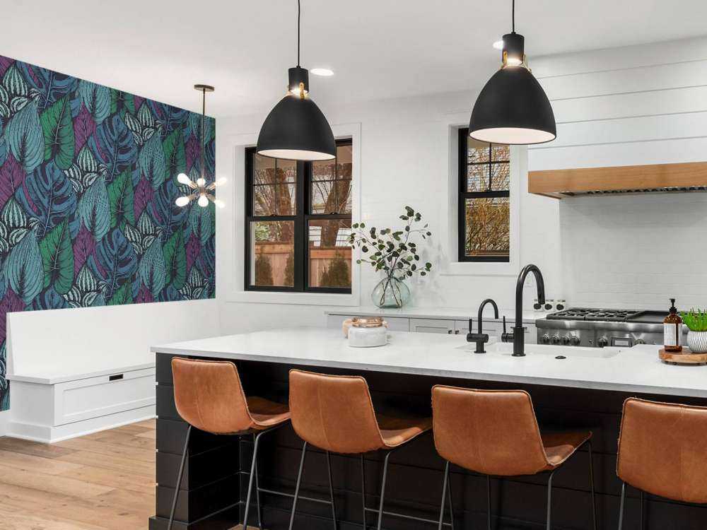 Tropisch bladerpatroon