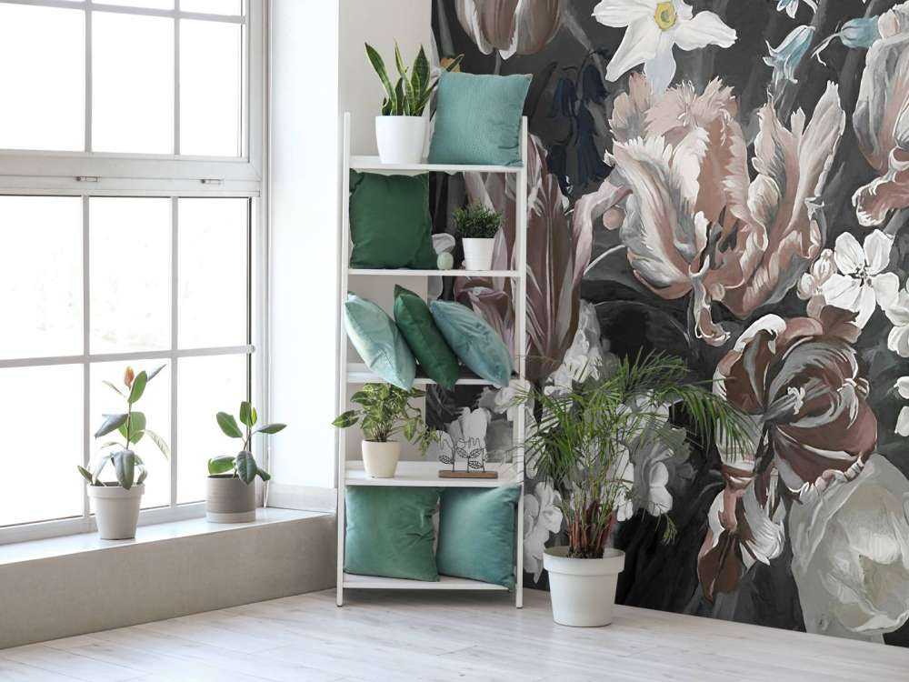 Bouquet with pions Orange