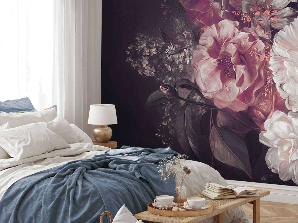 Bouquet with lilac Red