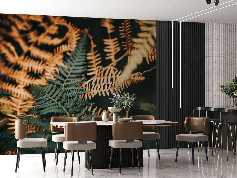 Diepgroene en Gouden Varens