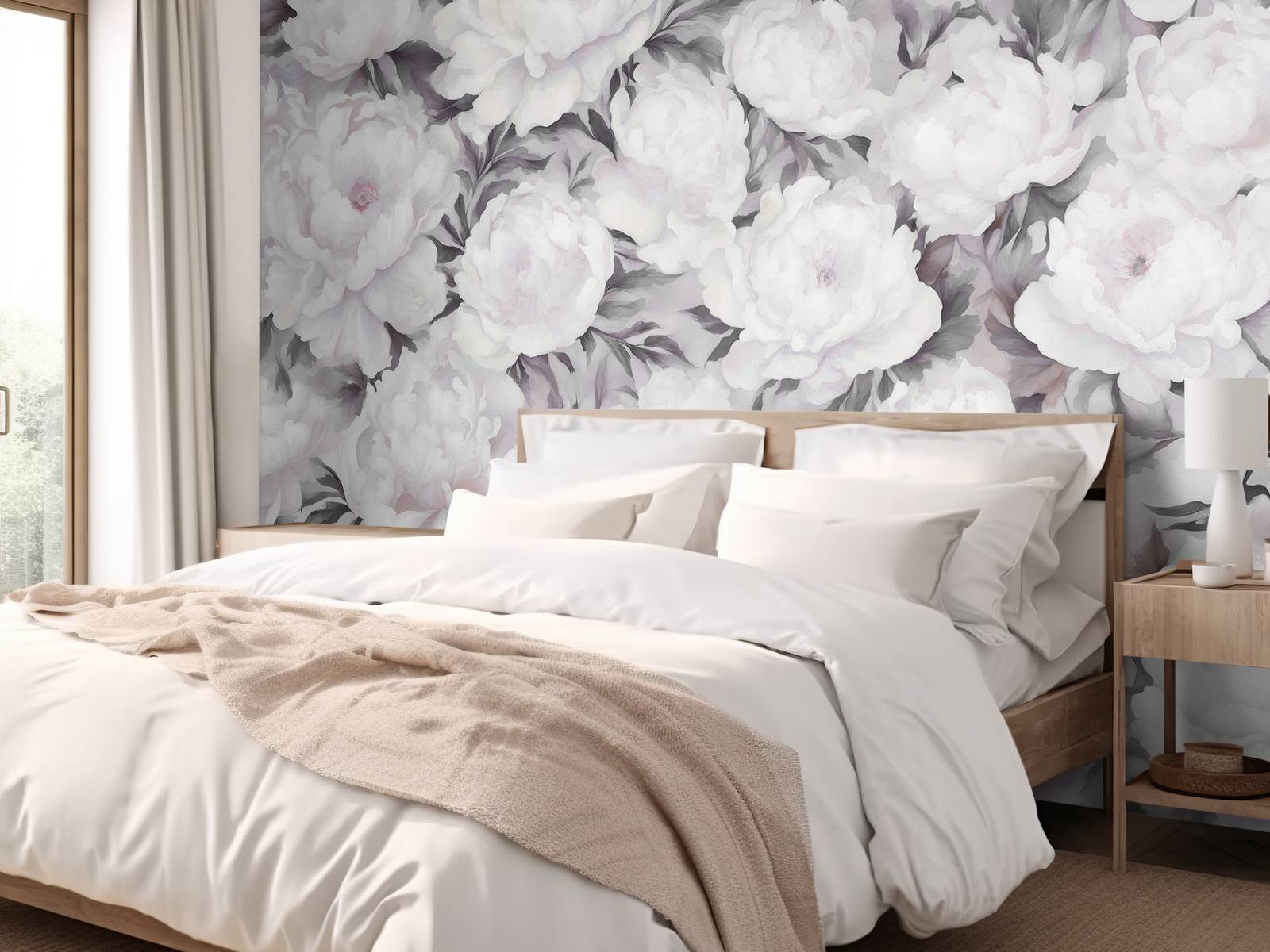 Peonie`s Wall Black