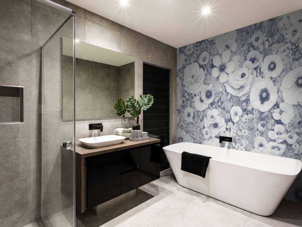 Poppy Tale Monochrome Bue