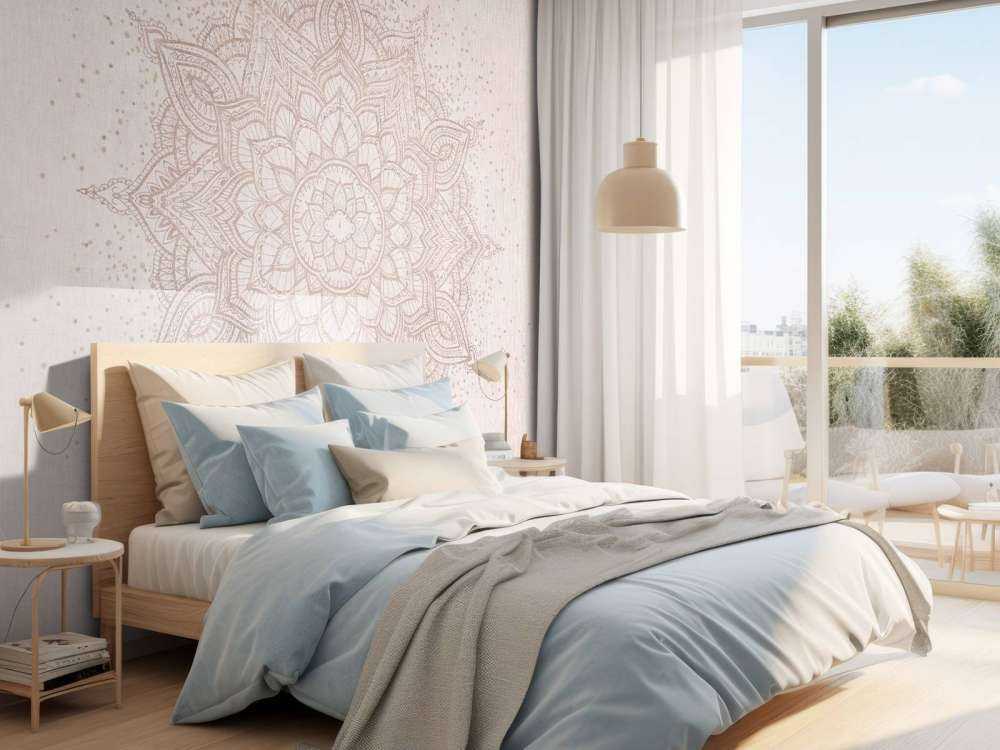 Zandkleurige mandala symfonie