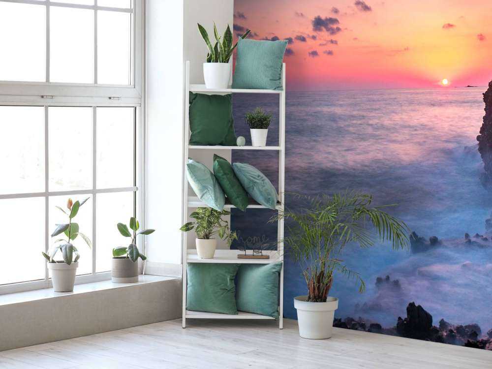 Lavakust in avondlicht