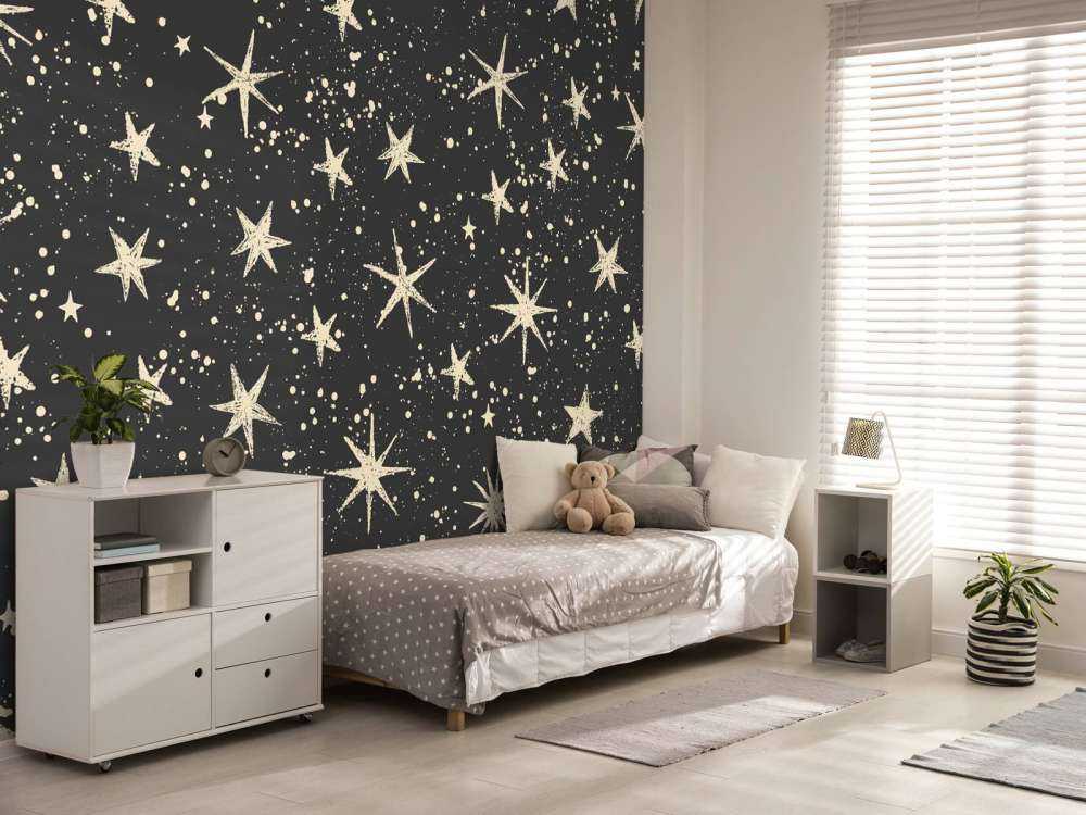 Sprankelende vintage sterrennacht