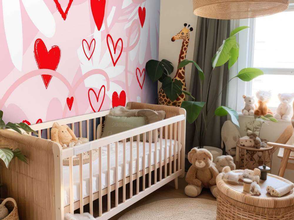 Speelse rode hartenzee