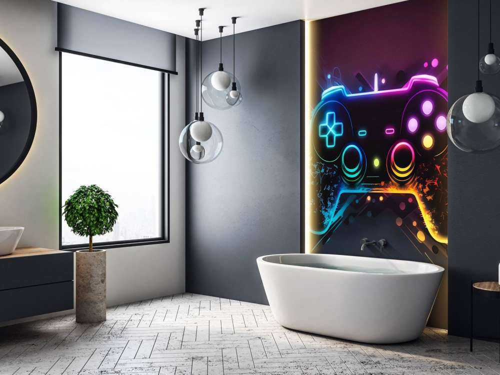 Neon Gaming Explosion