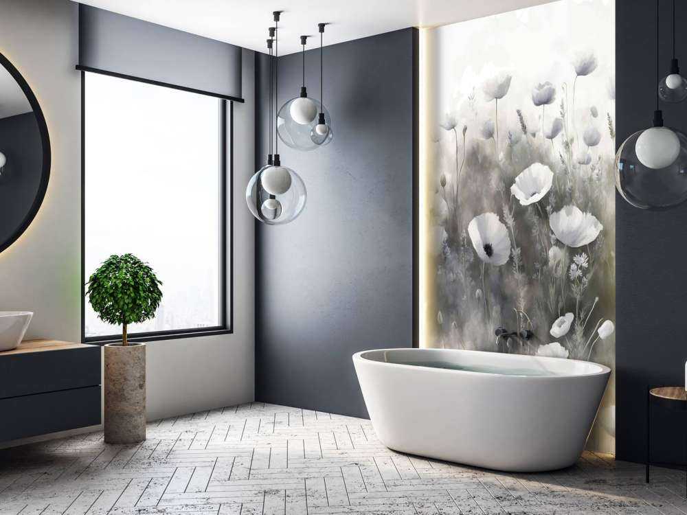 Wildflower dance - grey