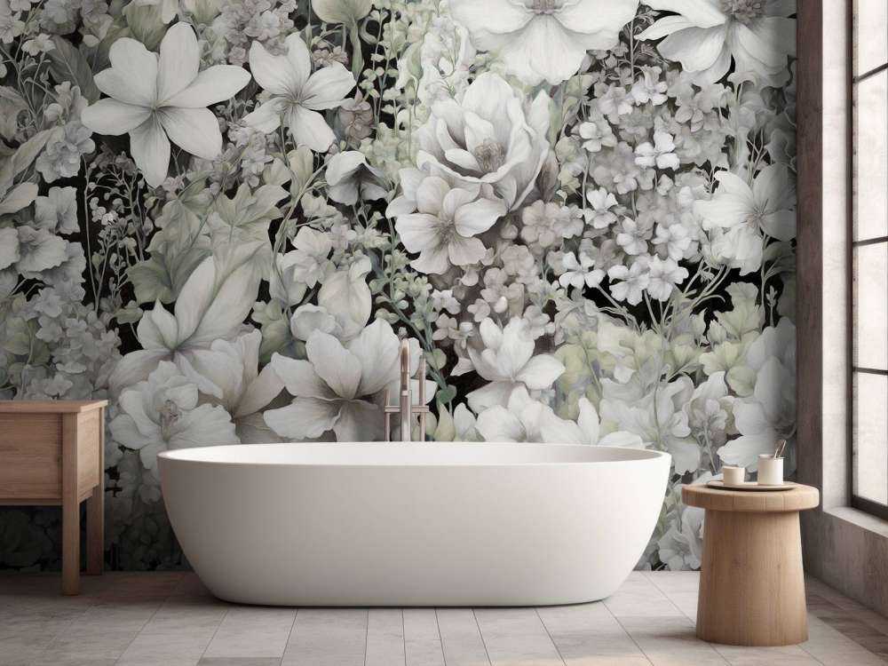 Flower festivalSEAMLESS Light Brown