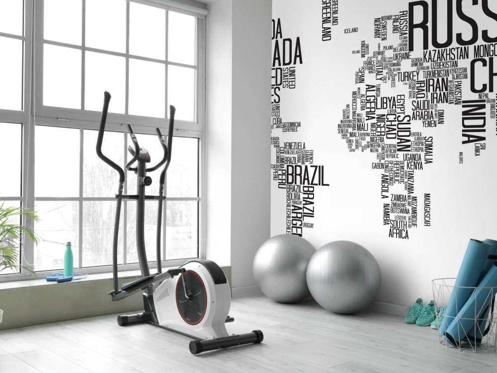 Typografische wereldkaart