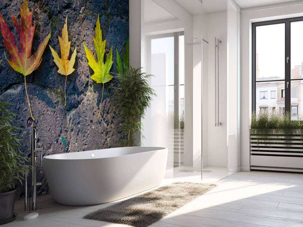 Kleurrijke bladeren in de herfst