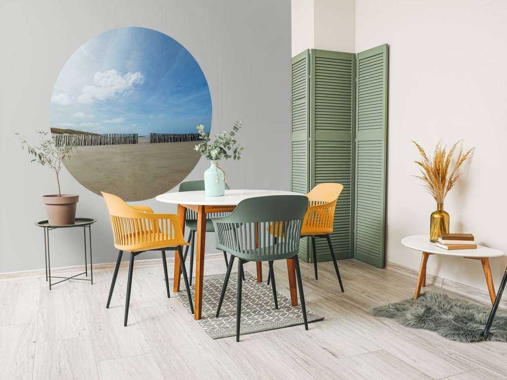 Paalhoofden bij het strand